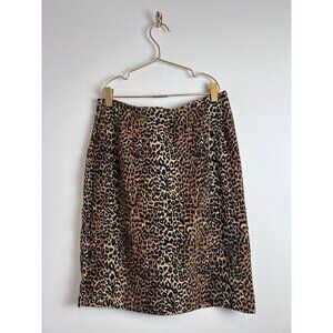 VINTAGE Savion Womens Size 8 Dark Floral Skirt Made In USA